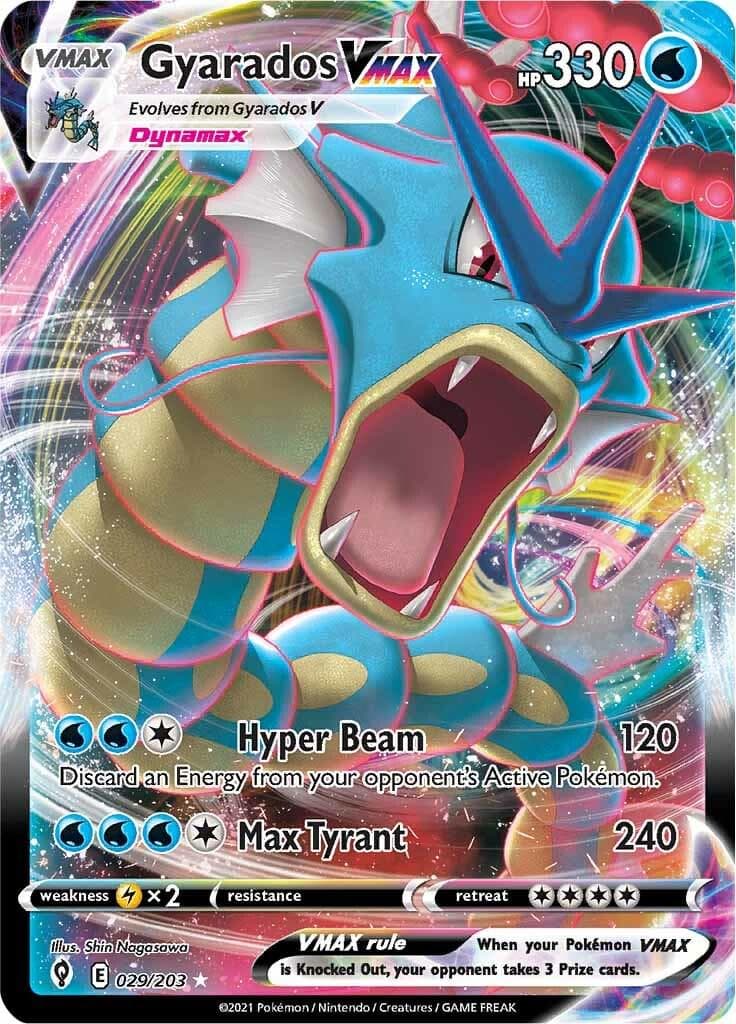 Gyarados VMAX #29 — Pokemon Evolving Skies