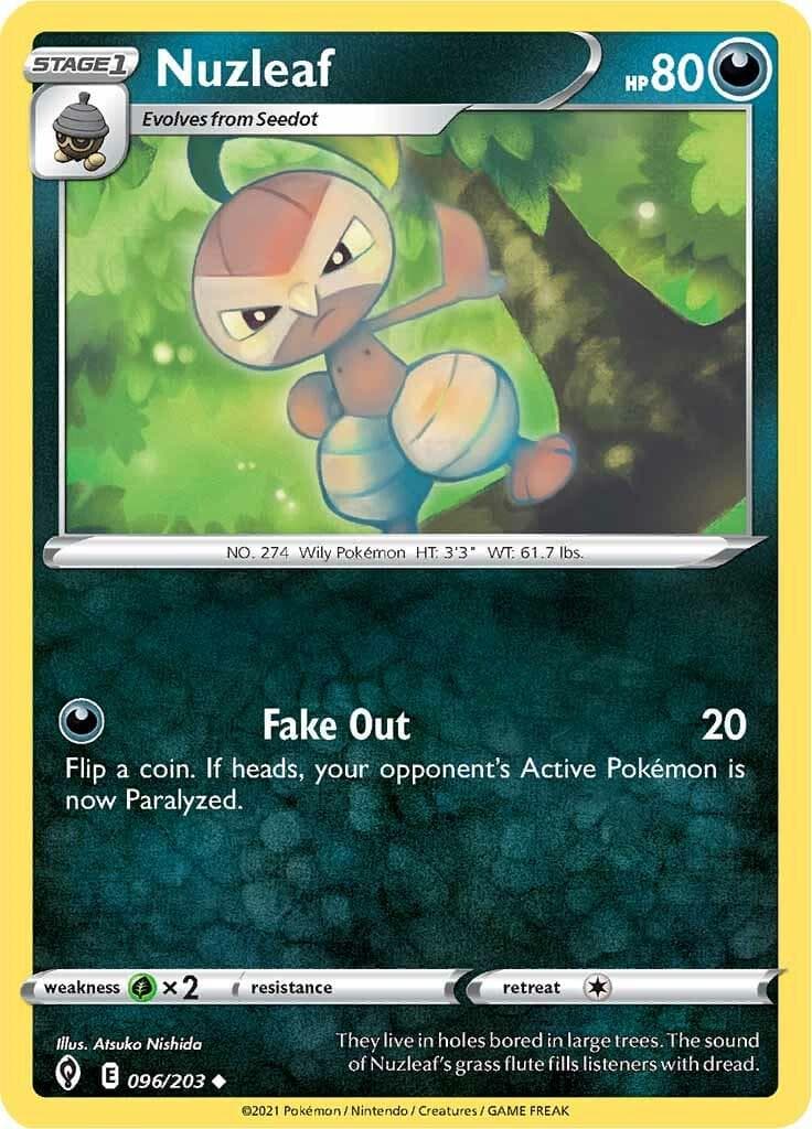 Nuzleaf #96 — Pokemon Evolving Skies