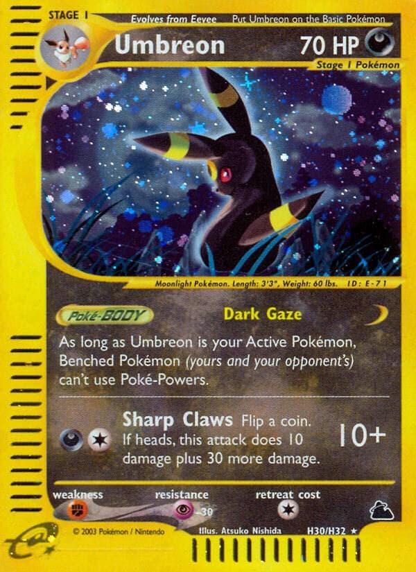 Umbreon #H30 — Pokemon Skyridge