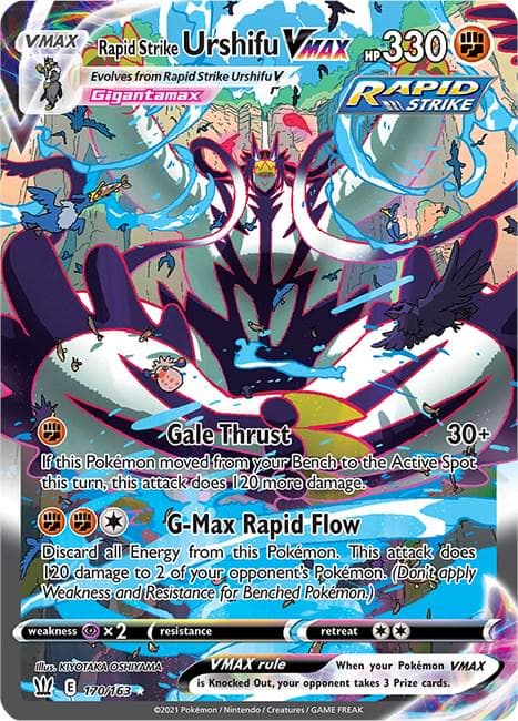 Rapid Strike Urshifu VMAX #170 — Pokemon Battle Styles