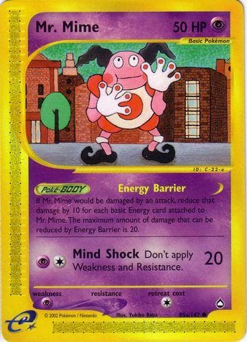 Mr. Mime #95a — Pokemon Aquapolis