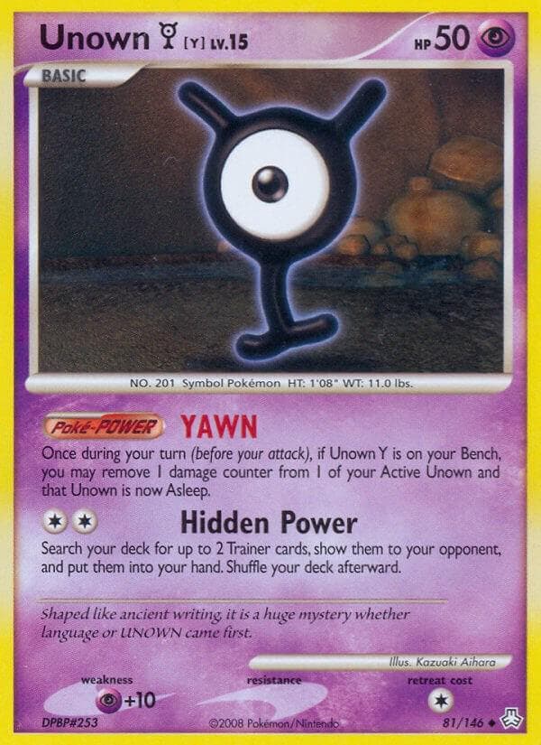 Unown Y #81 — Pokemon Legends Awakened