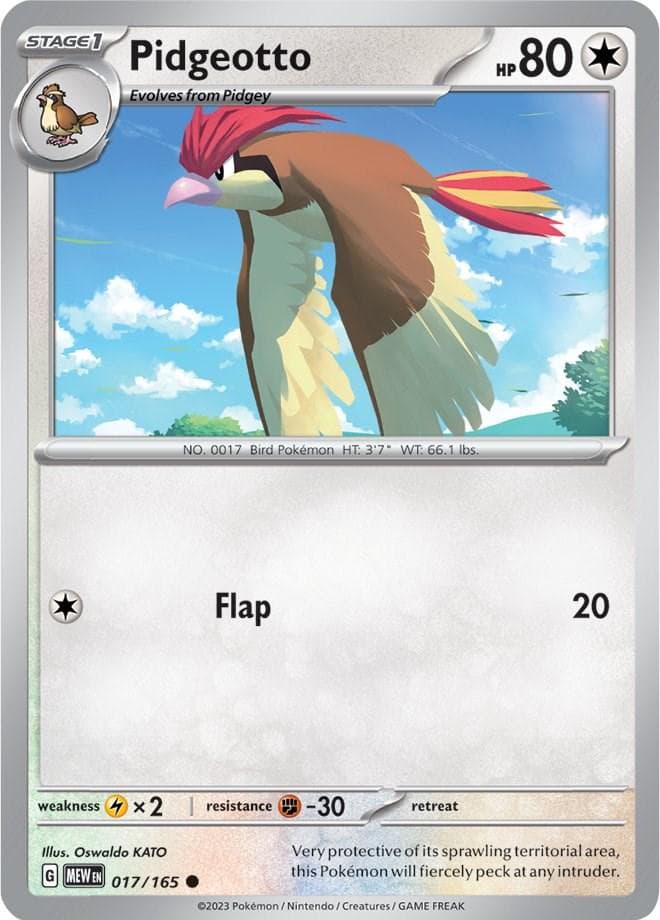 Pidgeotto #17 — Pokemon Scarlet & Violet 151