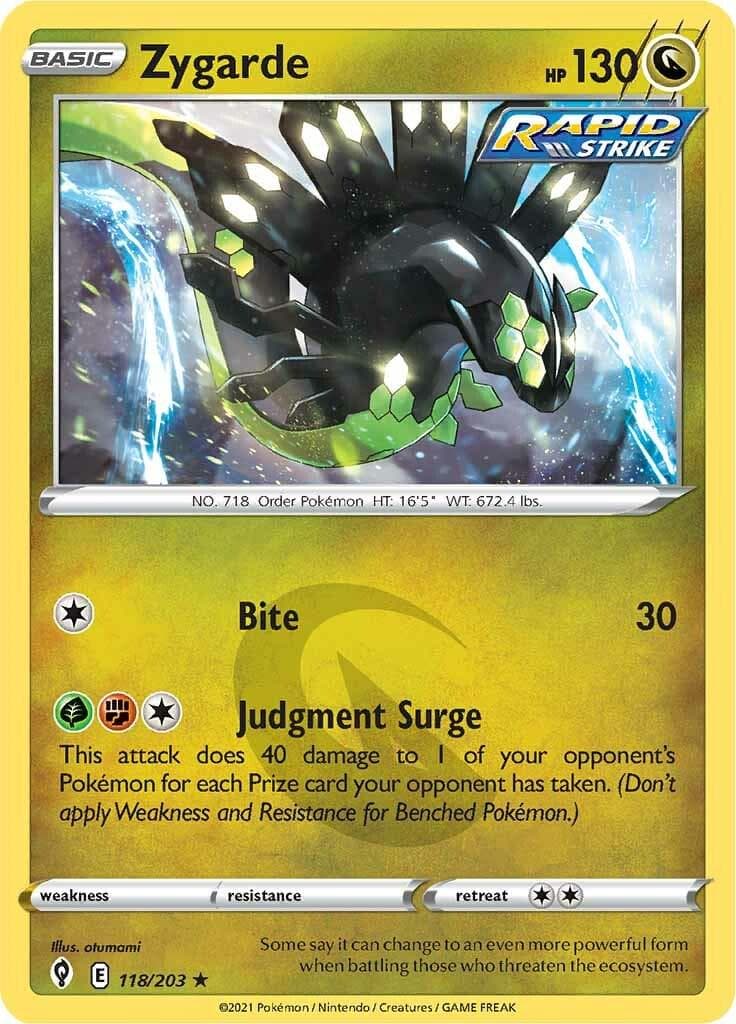Zygarde #118 — Pokemon Evolving Skies