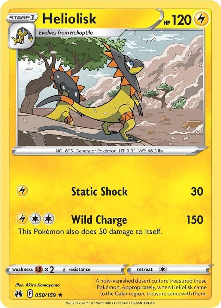 Heliolisk #50 — Pokemon Crown Zenith
