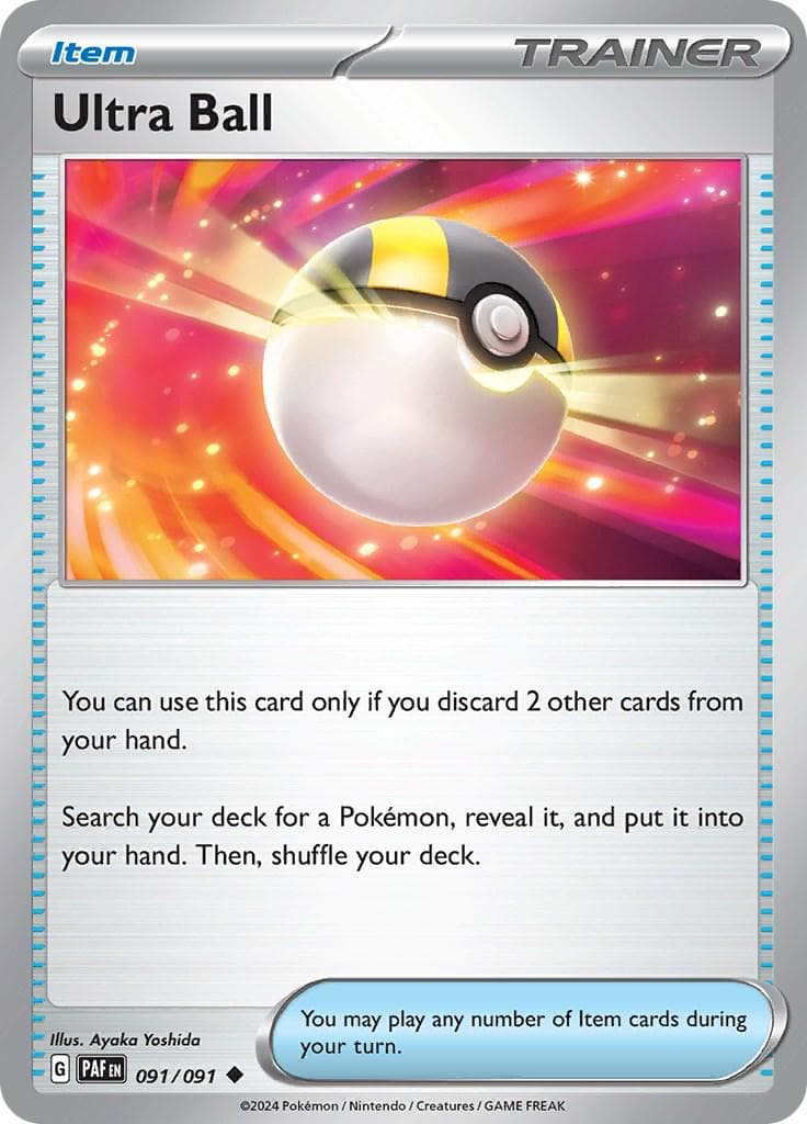 Ultra Ball #91 — Pokemon Paldean Fates