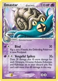 Omastar #13 — Pokemon Holon Phantoms