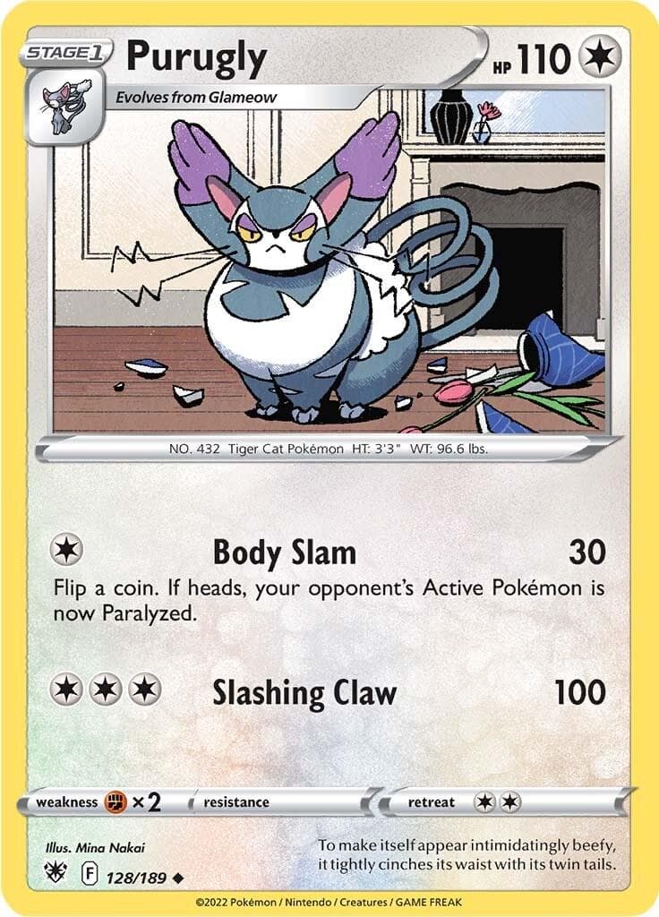 Purugly #128 — Pokemon Astral Radiance