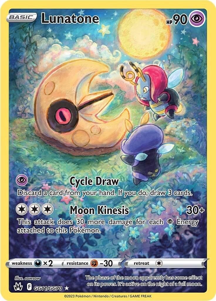 Lunatone #GG11 — Pokemon Crown Zenith