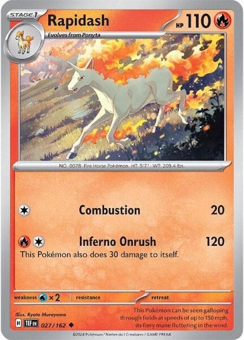 Rapidash #27 — Pokemon Temporal Forces