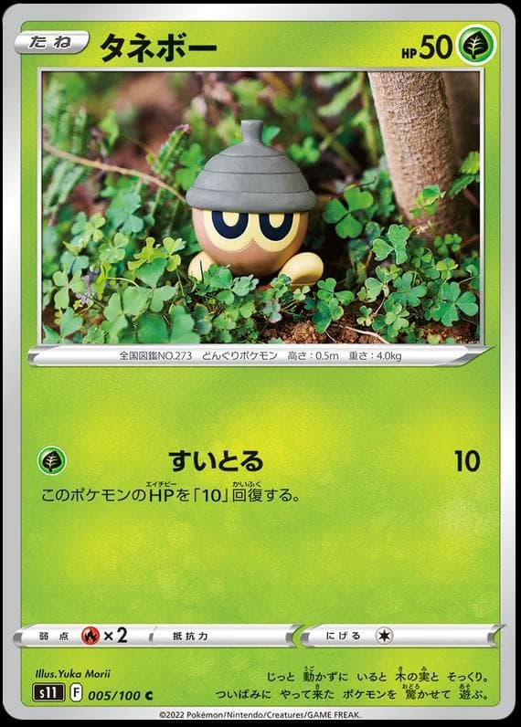 Seedot #5 — Pokemon Japanese Lost Abyss