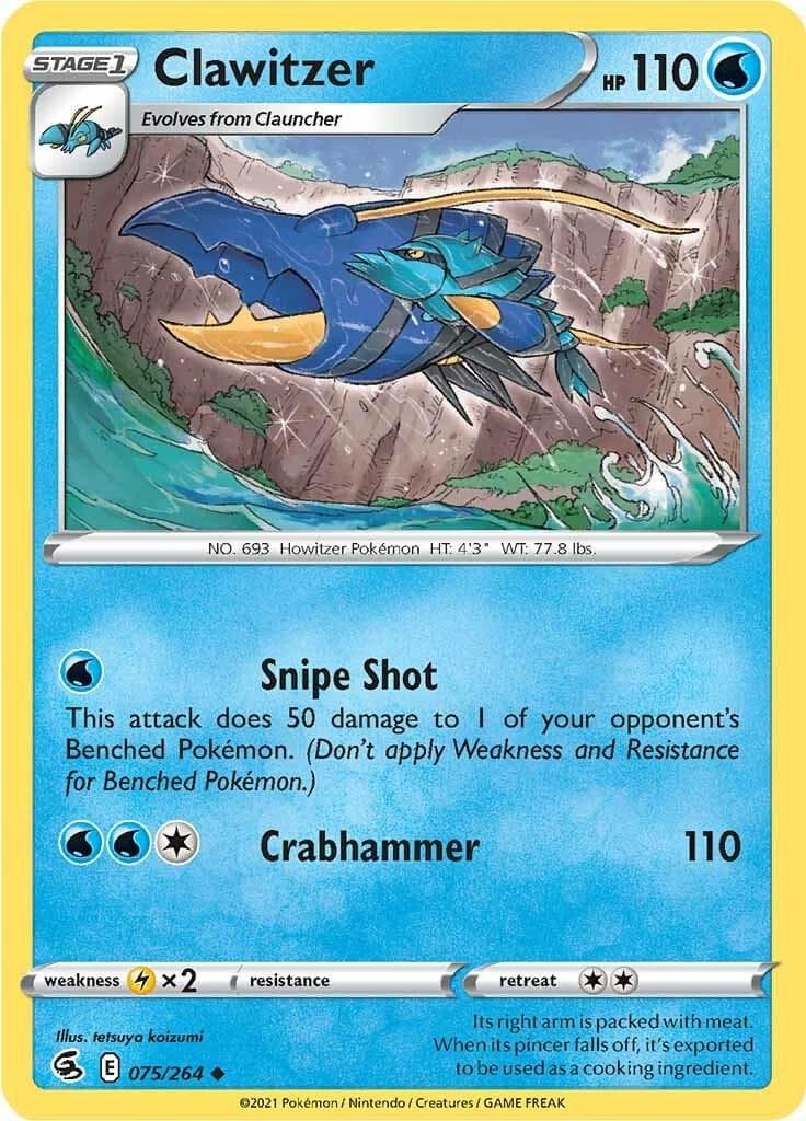 Clawitzer #75 — Pokemon Fusion Strike