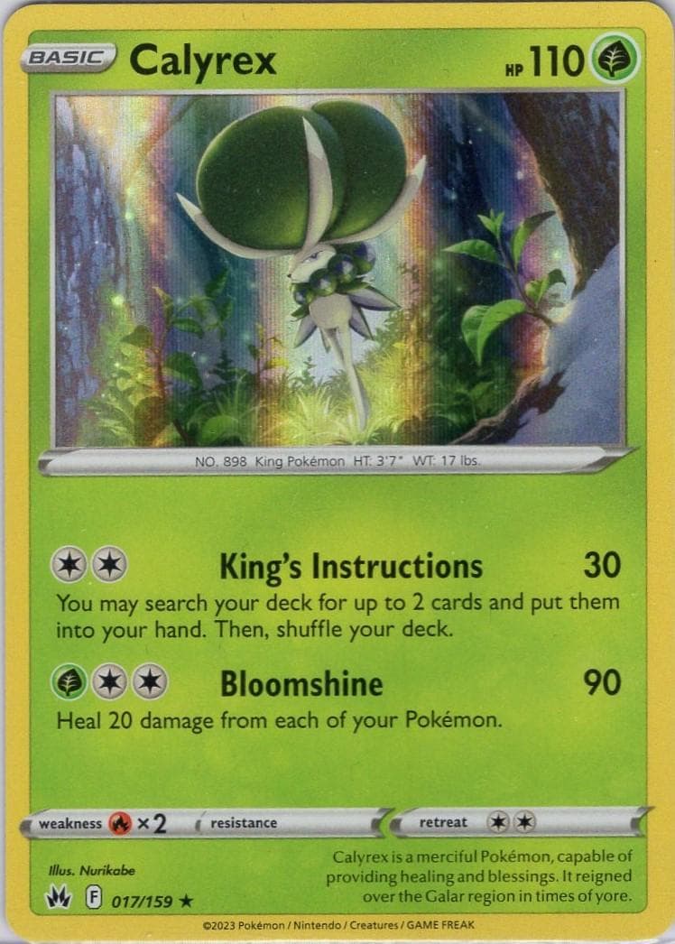 Calyrex #17 — Pokemon Crown Zenith
