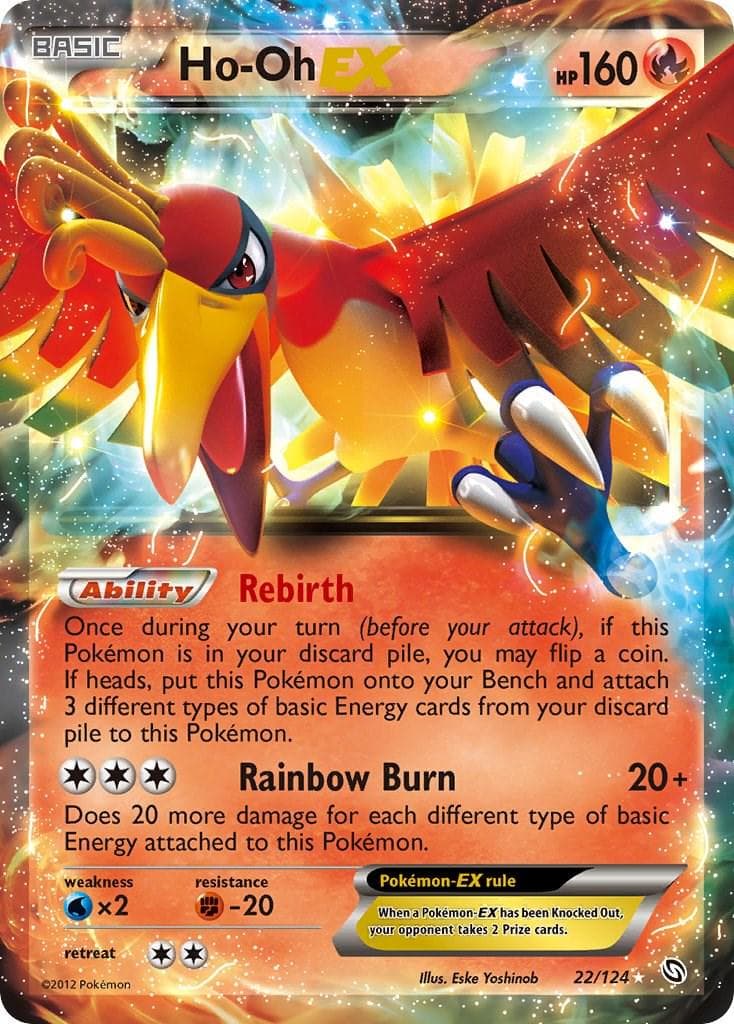 Ho-Oh EX #22 — Pokemon Dragons Exalted