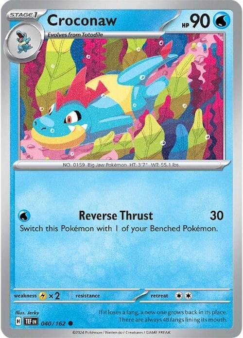 Croconaw #40 — Pokemon Temporal Forces
