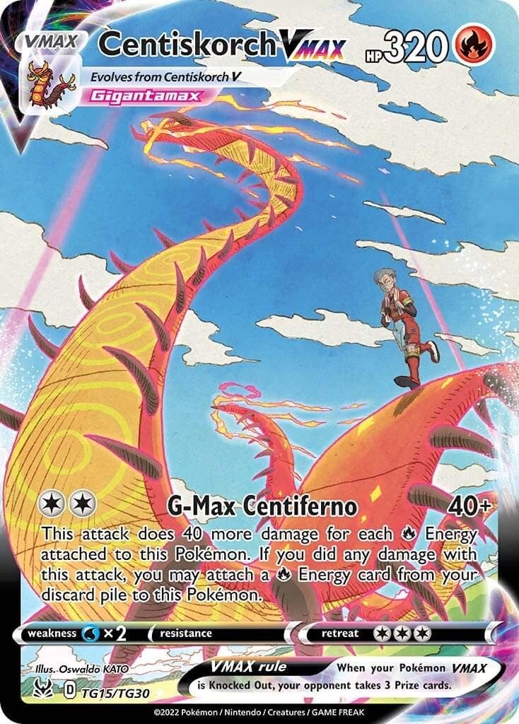 Centiskorch VMAX #TG15 — Pokemon Lost Origin
