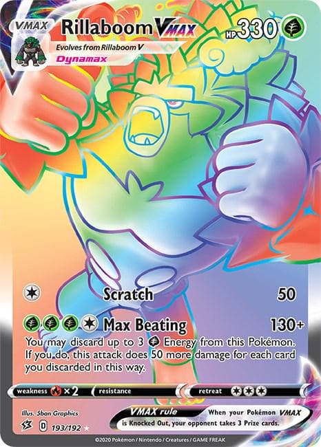 Rillaboom VMAX #193 — Pokemon Rebel Clash
