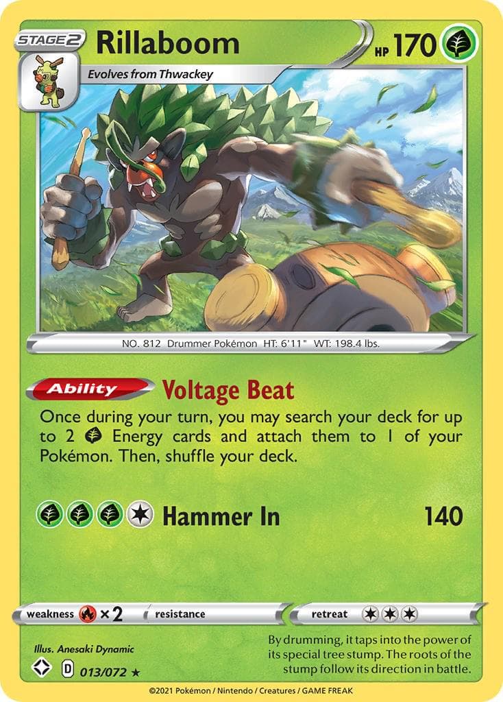 Rillaboom #13 — Pokemon Shining Fates