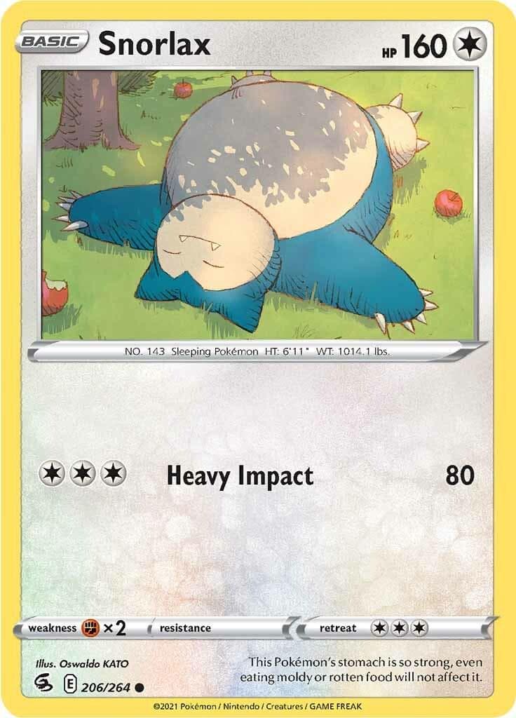 Snorlax #206 — Pokemon Fusion Strike