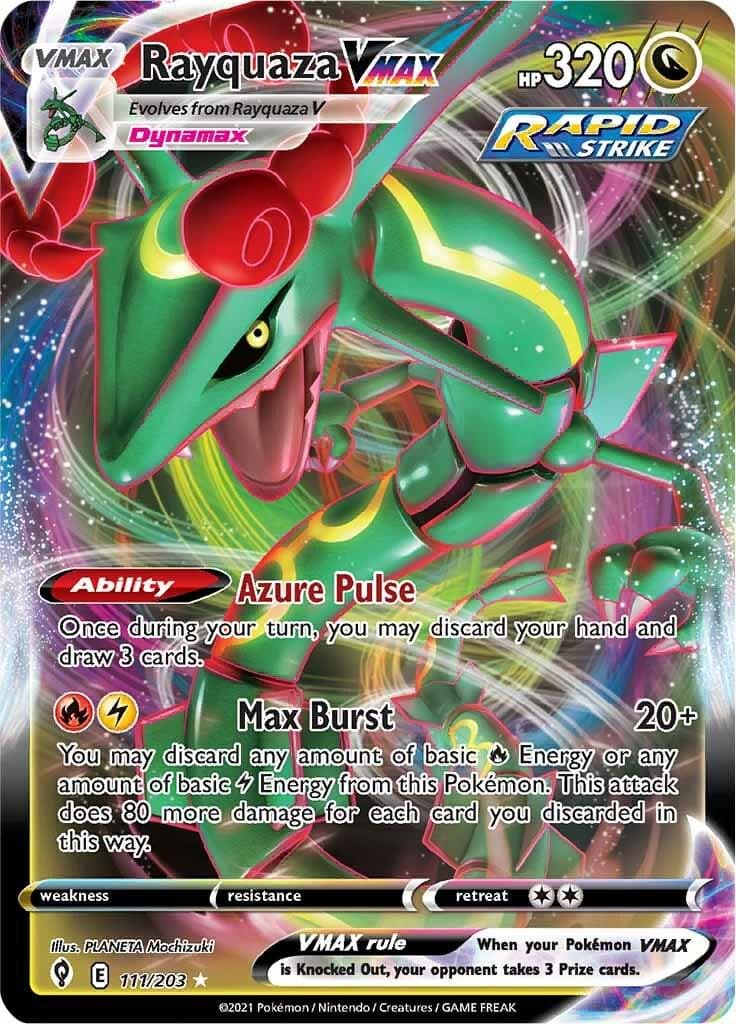 Rayquaza VMAX #111 — Pokemon Evolving Skies