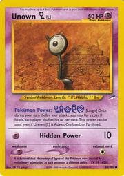Unown L #86 — Pokemon Neo Destiny