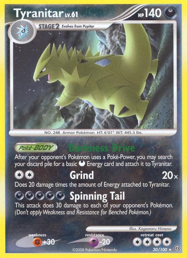Tyranitar #30 — Pokemon Stormfront