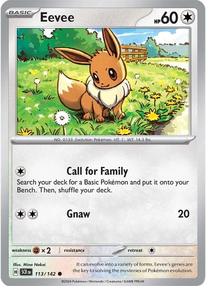 Eevee #113 — Pokemon Stellar Crown