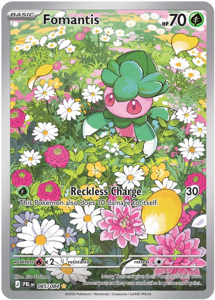 Fomantis #85 — Pokemon Pitch Black