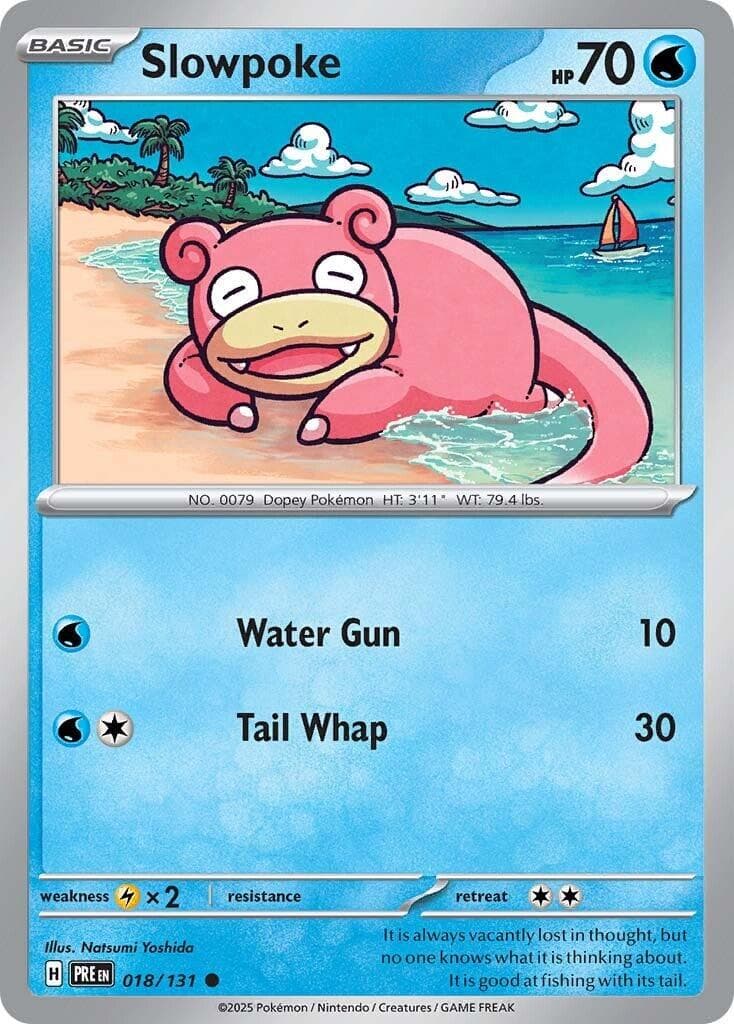 Slowpoke #18 — Pokemon Prismatic Evolutions