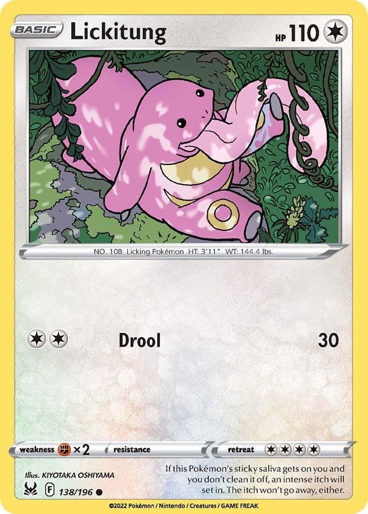Lickitung #138 — Pokemon Lost Origin