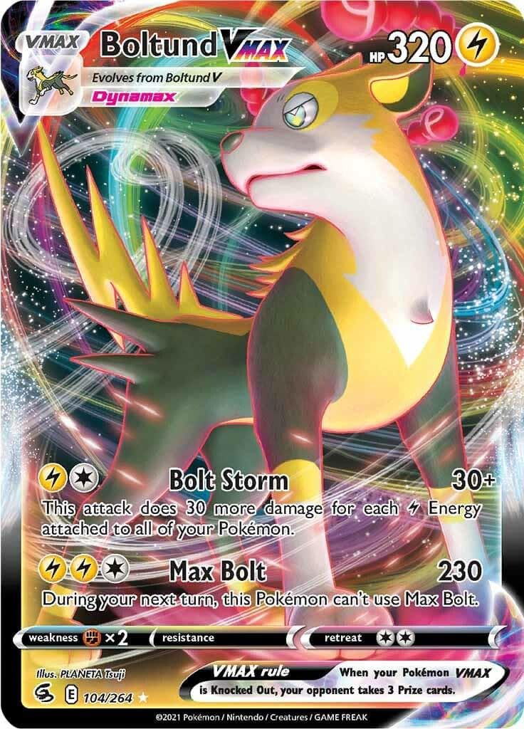 Boltund VMAX #104 — Pokemon Fusion Strike