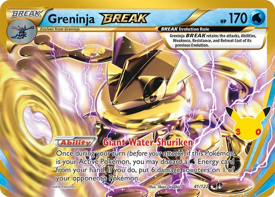 Greninja BREAK #41 — Pokemon 30th Celebration