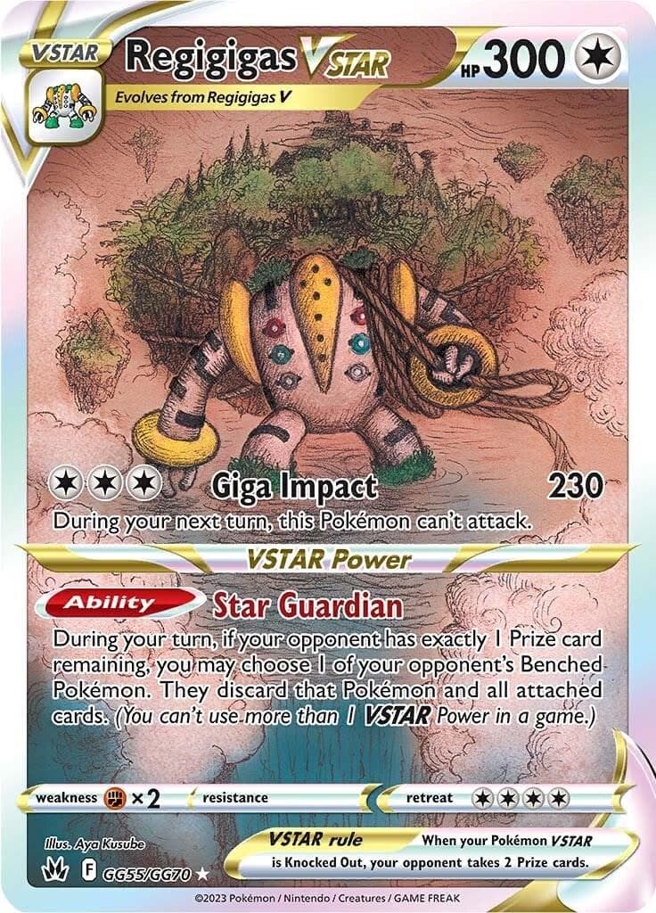 Regigigas VSTAR #GG55 — Pokemon Crown Zenith
