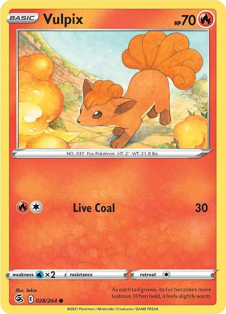 Vulpix #28 — Pokemon Fusion Strike
