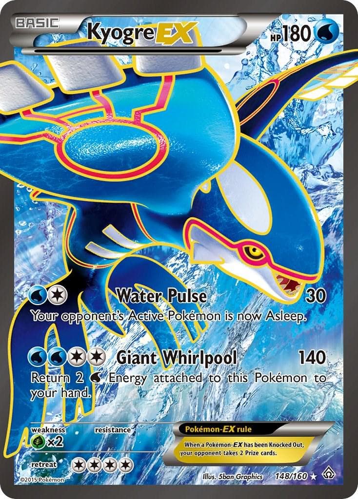 Kyogre EX #148 — Pokemon Primal Clash