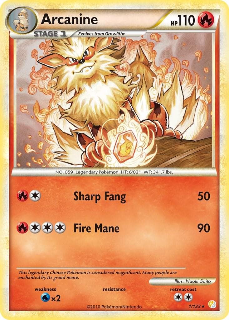 Arcanine #1 — Pokemon HeartGold & SoulSilver