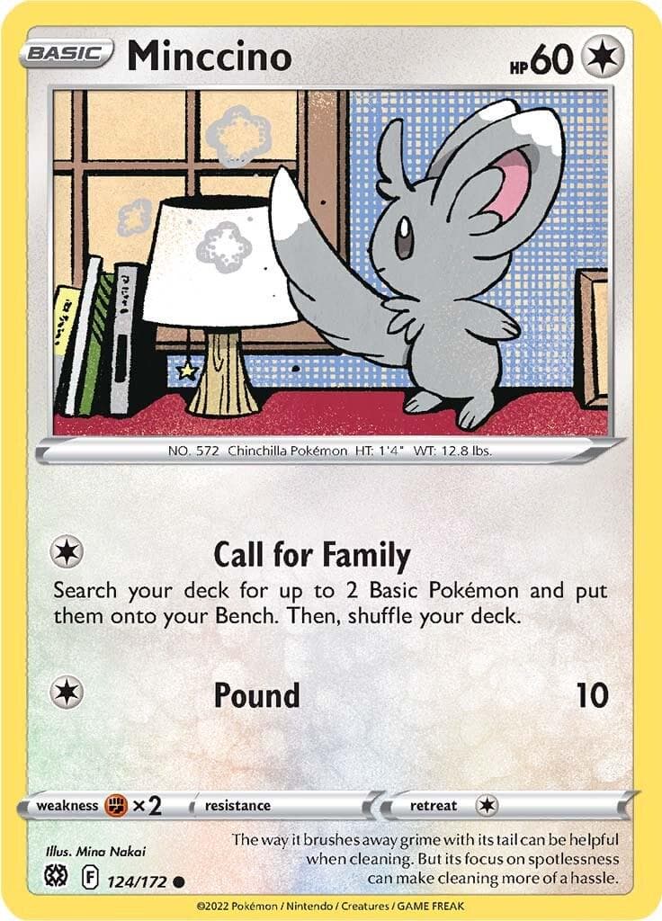 Minccino #124 — Pokemon Brilliant Stars