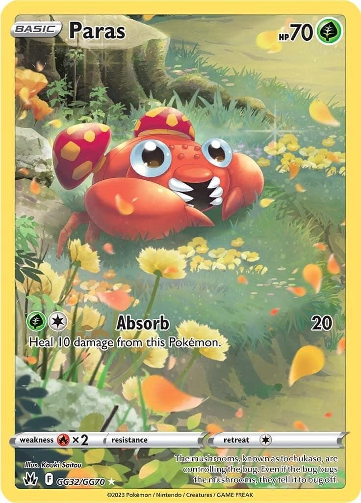 Paras #GG32 — Pokemon Crown Zenith