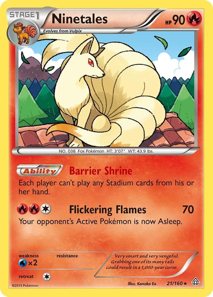 Ninetales #21 — Pokemon Primal Clash