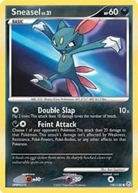 Sneasel #100 — Pokemon Diamond & Pearl