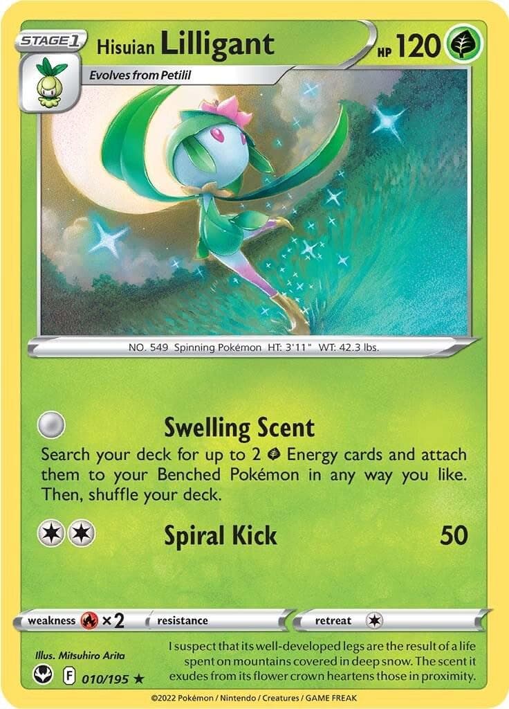Hisuian Lilligant #10 — Pokemon Silver Tempest