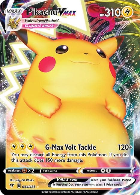 Pikachu VMAX #44 — Pokemon Vivid Voltage