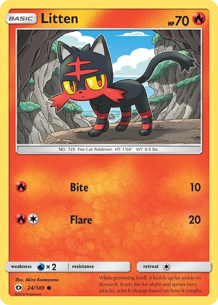 Litten #24 — Pokemon Sun & Moon