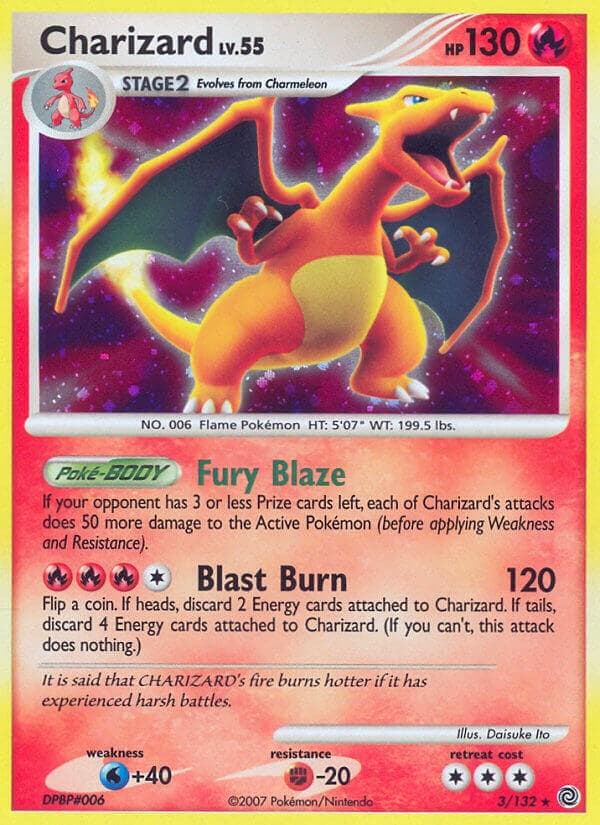 Charizard #3 — Pokemon Secret Wonders