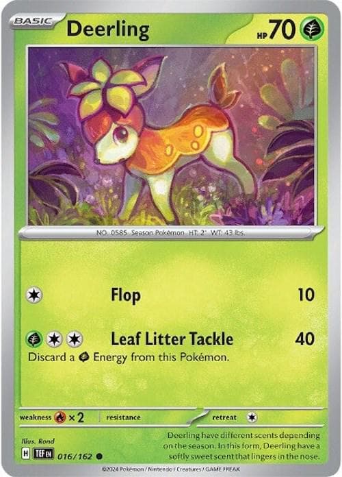 Deerling #16 — Pokemon Temporal Forces