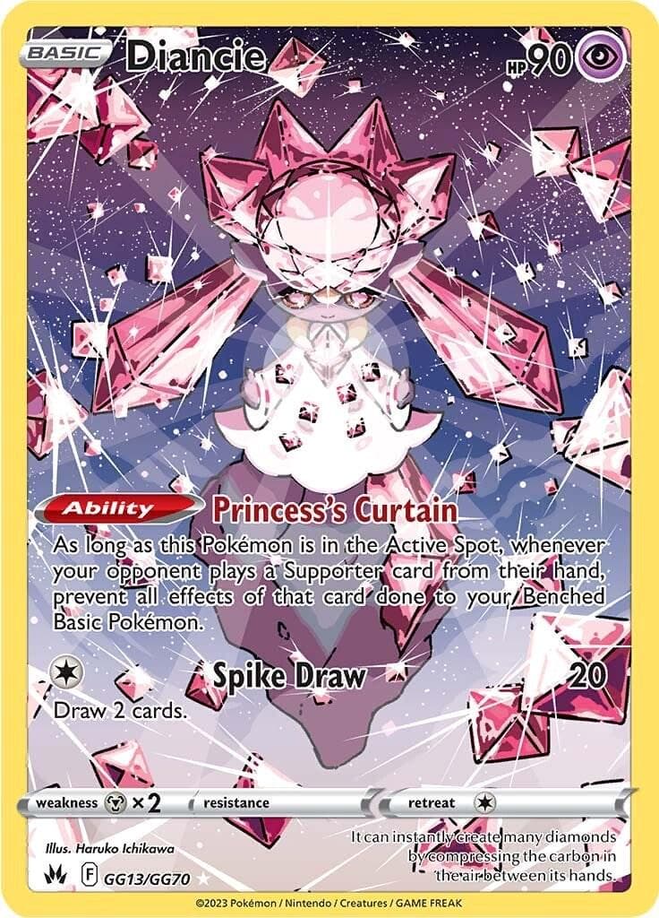 Diancie #GG13 — Pokemon Crown Zenith