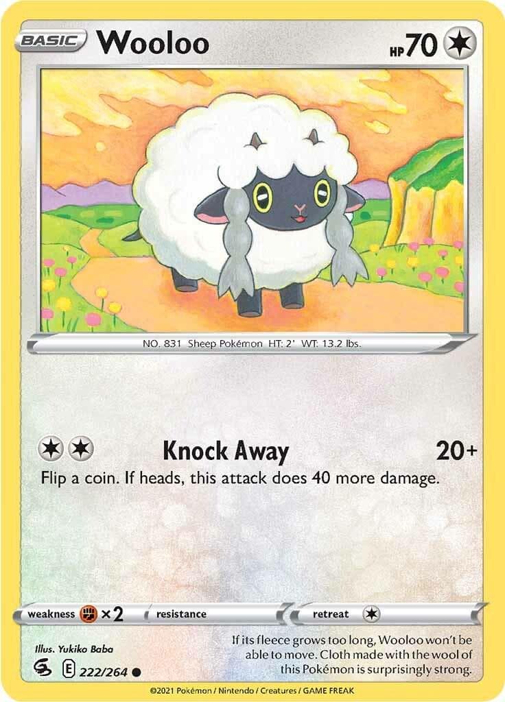 Wooloo #222 — Pokemon Fusion Strike