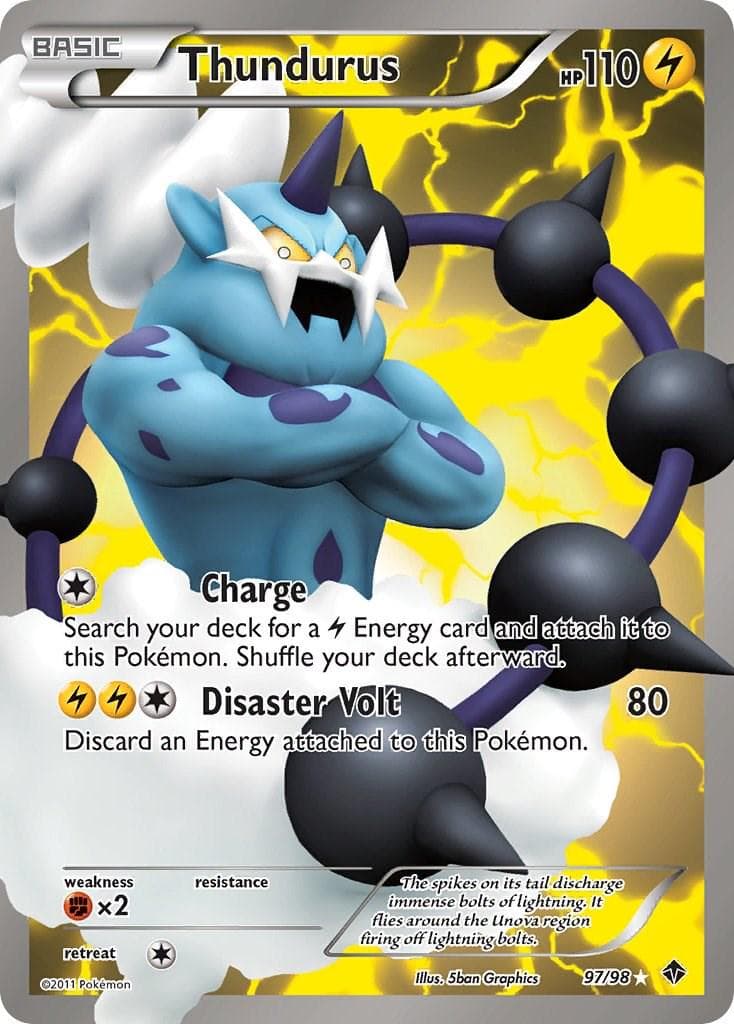 Thundurus #97 — Pokemon Emerging Powers