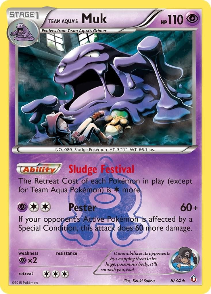 Team Aqua's Muk #8 — Pokemon Double Crisis