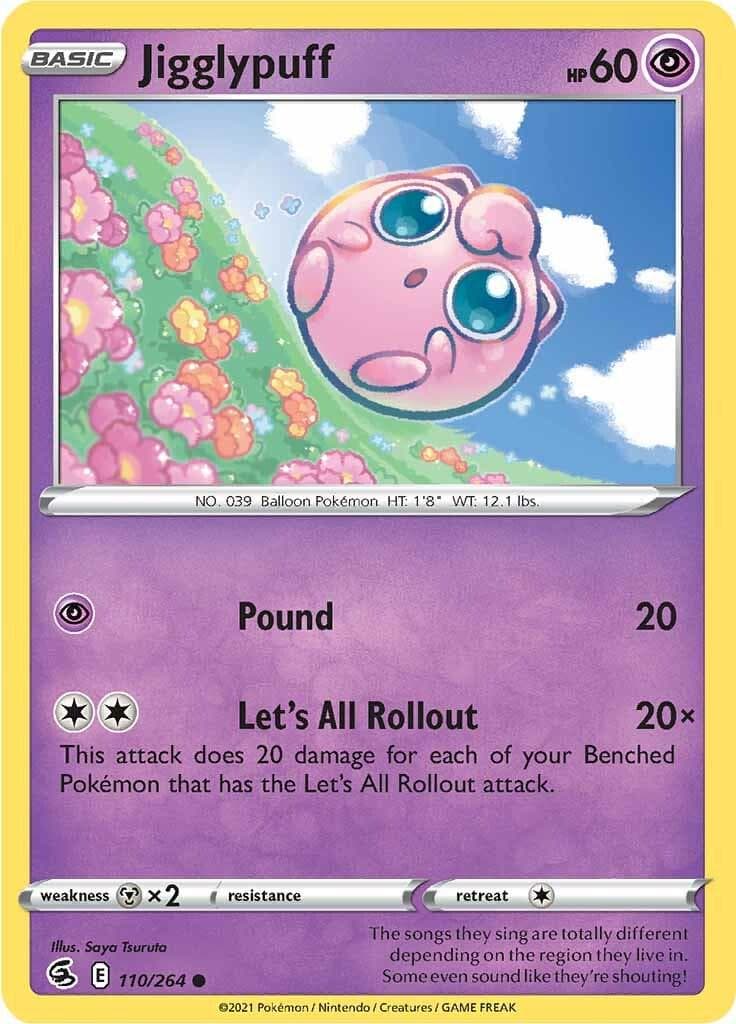 Jigglypuff #110 — Pokemon Fusion Strike